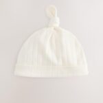 Blue Tie Top 100% Cotton Hats 3 Pack