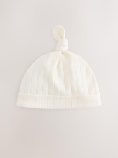 Blue Tie Top 100% Cotton Hats 3 Pack