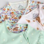 Sage Green Two Way Zip Sleepsuits 3 Pack