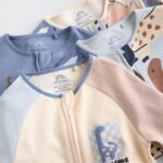 Navy Baby Two Way Zip Sleepsuits 4 Pack