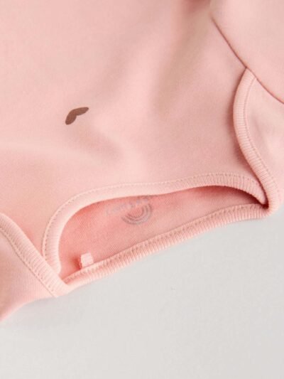 Neutral Bear Long Sleeve Baby Bodysuits 5 Pack