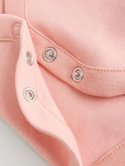 Neutral Bear Long Sleeve Baby Bodysuits 5 Pack