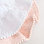 Pink and White Broderie 2pk Baby Bucket Hat