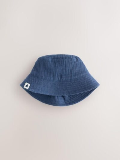 Navy/White 2 Pack Baby Bucket Hat