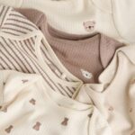 Brown Bear Short Sleeve Baby Bodysuits 5 Pack