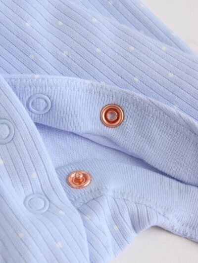 Blue Baby Strawberry Sleepsuit 3 Pack