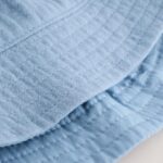 Blue and Beige Baby Bucket Hats 2 Pack