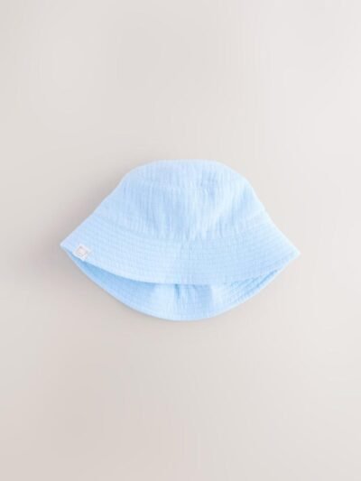 Blue and Bear Embroidered Bucket Hats 2 Pack