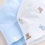 Blue and Bear Embroidered Bucket Hats 2 Pack
