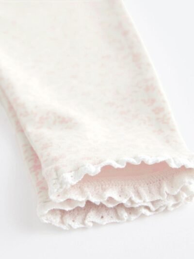 White/Pink Baby Leggings 4 Pack