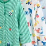 Multi Farm 3 Pack Baby Sleepsuits