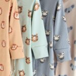 Multi Safari Animal Baby Sleepsuits 4 Pack
