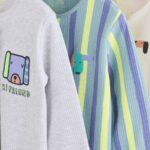 Blue Dog Two Way Zip Baby Sleepsuits 3 Pack