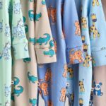 Multi Cotton Two Way Zip Baby Sleepsuits 5 Pack
