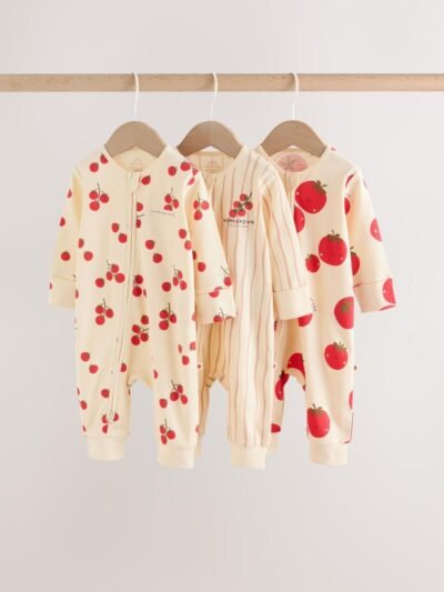 Red Tomato Baby Sleepsuits 3 Pack