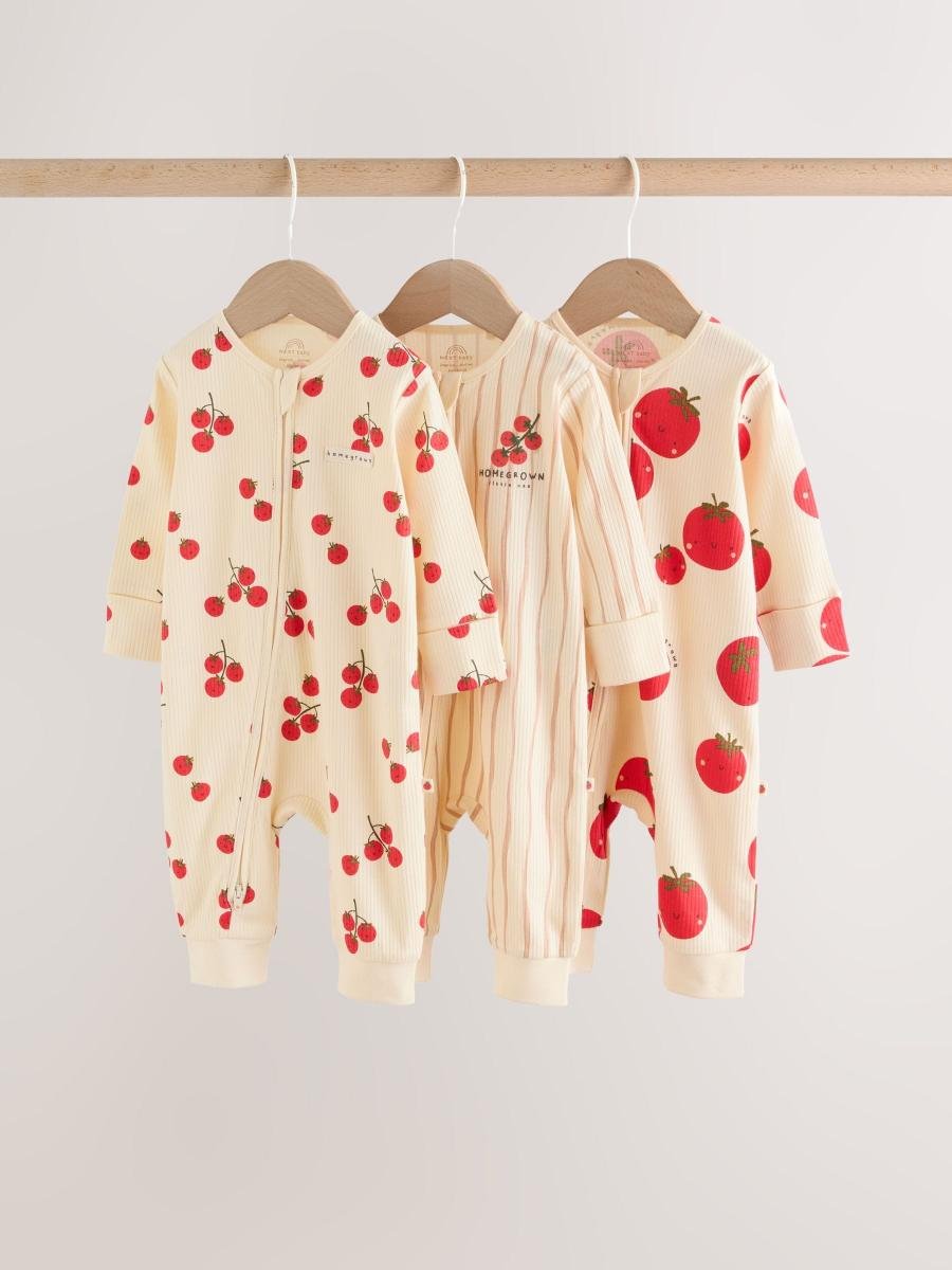 Red Tomato Baby Sleepsuits 3 Pack