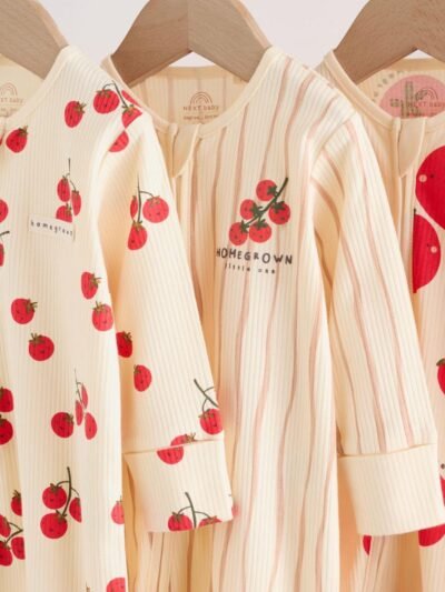 Red Tomato Baby Sleepsuits 3 Pack