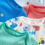 Green Farm 5 Pack Short Sleeve Baby Bodysuits