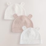 Neutral Baby Beanies 3 Pack