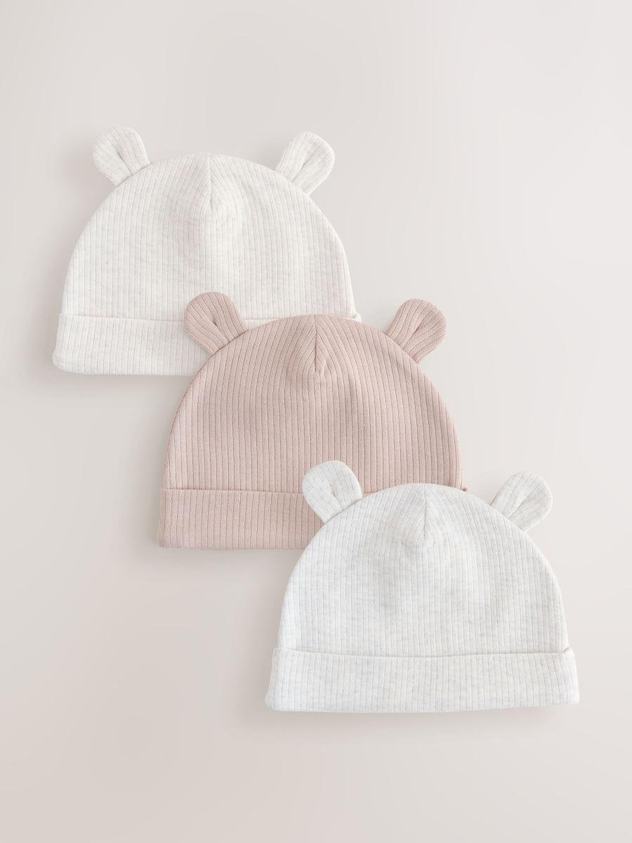 Neutral Baby Beanies 3 Pack