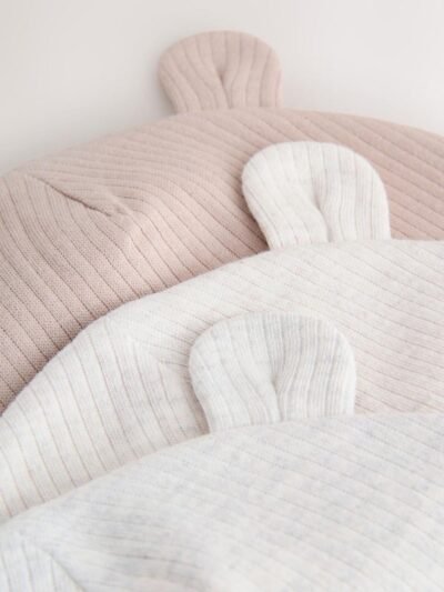 Neutral Baby Beanies 3 Pack