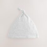 Grey Elephant Baby Tie Top Hats 3 Pack