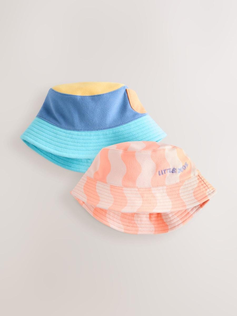 Orange Brights Bucket Hats 2 Pack