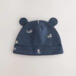 Multi Baby Beanie and Bibs 4 Piece Set