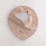 Multi Baby Beanie and Bibs 4 Piece Set
