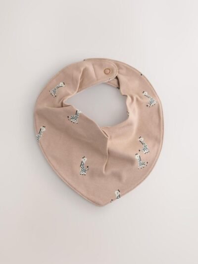 Multi Baby Beanie and Bibs 4 Piece Set