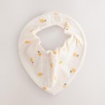 Yellow Baby Turban And Dribble Bib Set 4 Piece