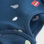Red Baby London Long Sleeve Bodysuits 5 Pack