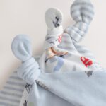 Blue London Tie Top Baby Hats 3 Pack
