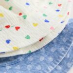 White/Blue Baby Bucket Hats 2 Pack