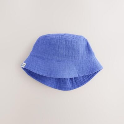 Blue Farm Woven Baby Bucket Hats 2 Pack