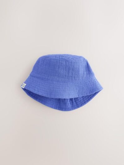 Blue Farm Woven Baby Bucket Hats 2 Pack