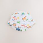 Blue Farm Woven Baby Bucket Hats 2 Pack