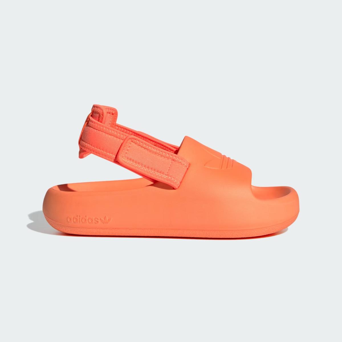 Adidas Adifom Adilette Slides Kids Solar Red