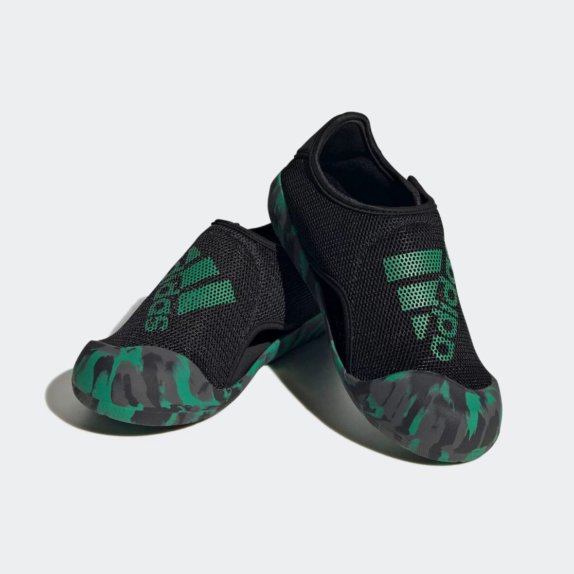 Adidas Altaventure Kids Sandals Black Green Camo 4