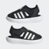 Adidas Closed-toe Summer Waterproof Sandals Black 3