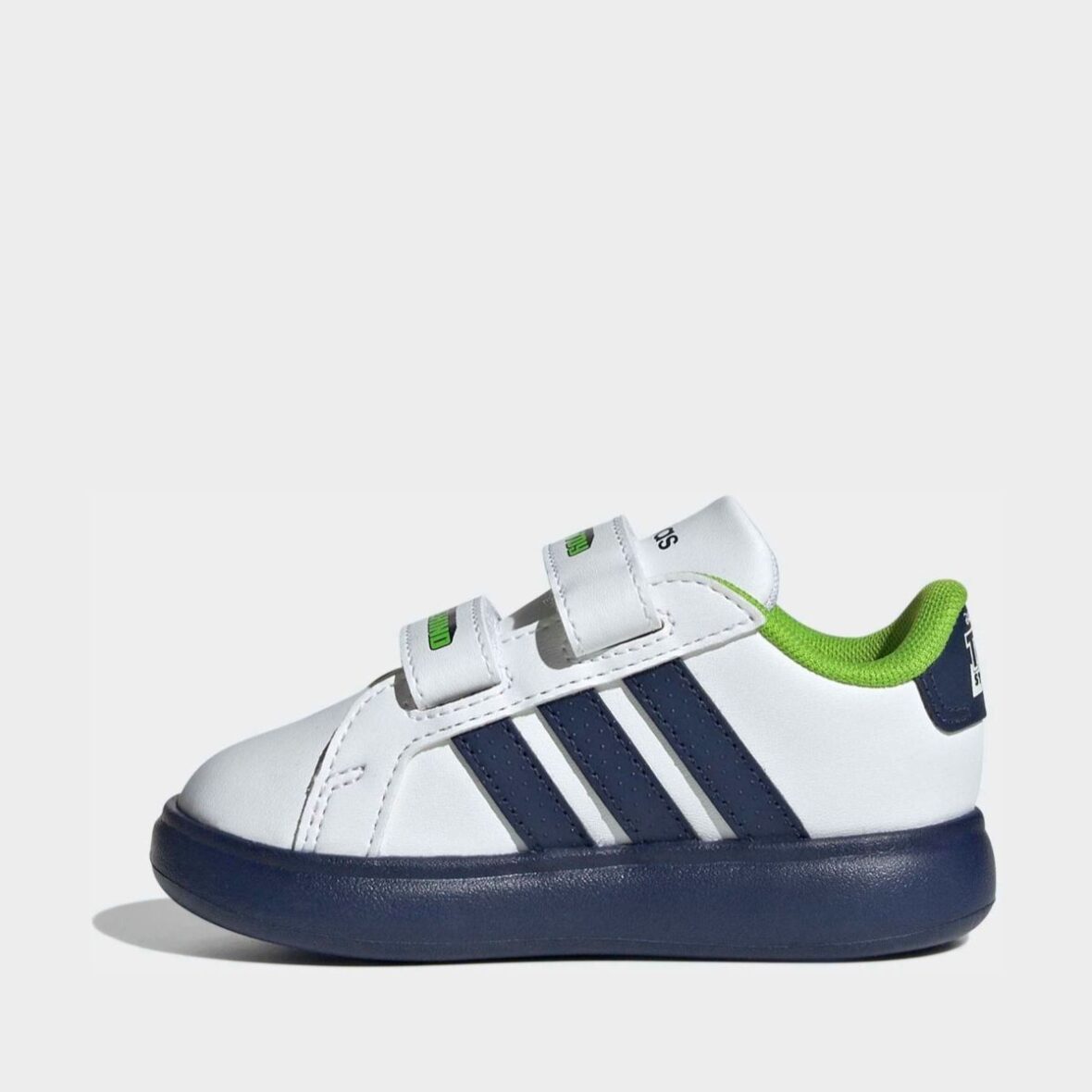 Adidas White Grand Court Toy Story Trainers 7