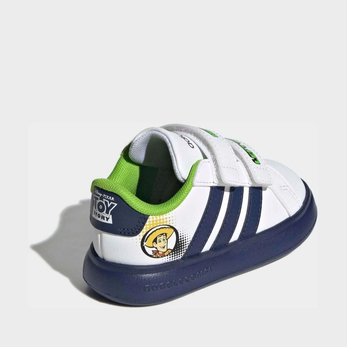 Adidas White Grand Court Toy Story Trainers 8