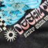 Black Acid Wash Surf Club Oversized Short Sleeve Back Print T-Shirt 2