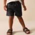 Black Pull On Shorts 4