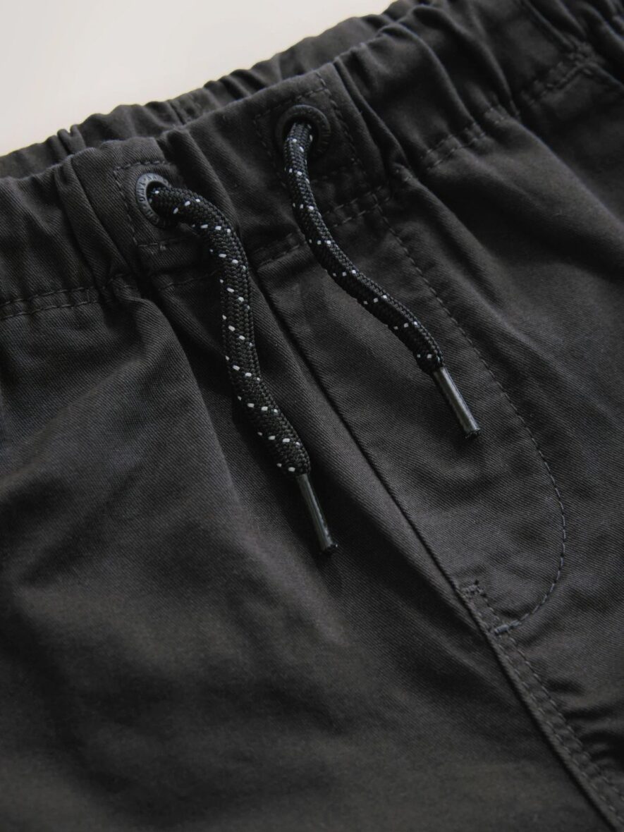 Black Pull On Shorts 4