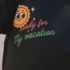 Black Retro Motel Oversized Short Sleeve Back Print T-Shirt 2