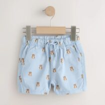 Blue Bear Print Pull On Shorts 4