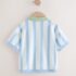 Blue Character Button Neck Knitted Polo Shirt 2