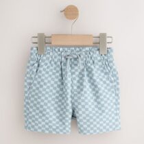 Blue Checkerboard Pull On Shorts 1