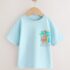 Blue Dinosaur Short Sleeve Back Print T-Shirt 4